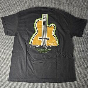 Hard Rock Cafe Bruce Springsteen Shirt Mens XL Black Guitar Las Vegas Tee